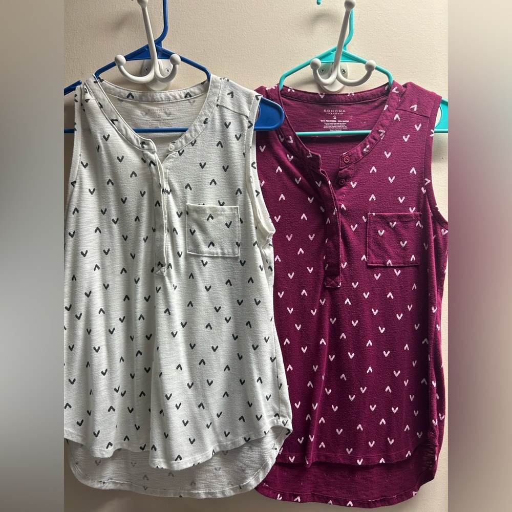 Sonoma Tank Tops Bundle Size Small